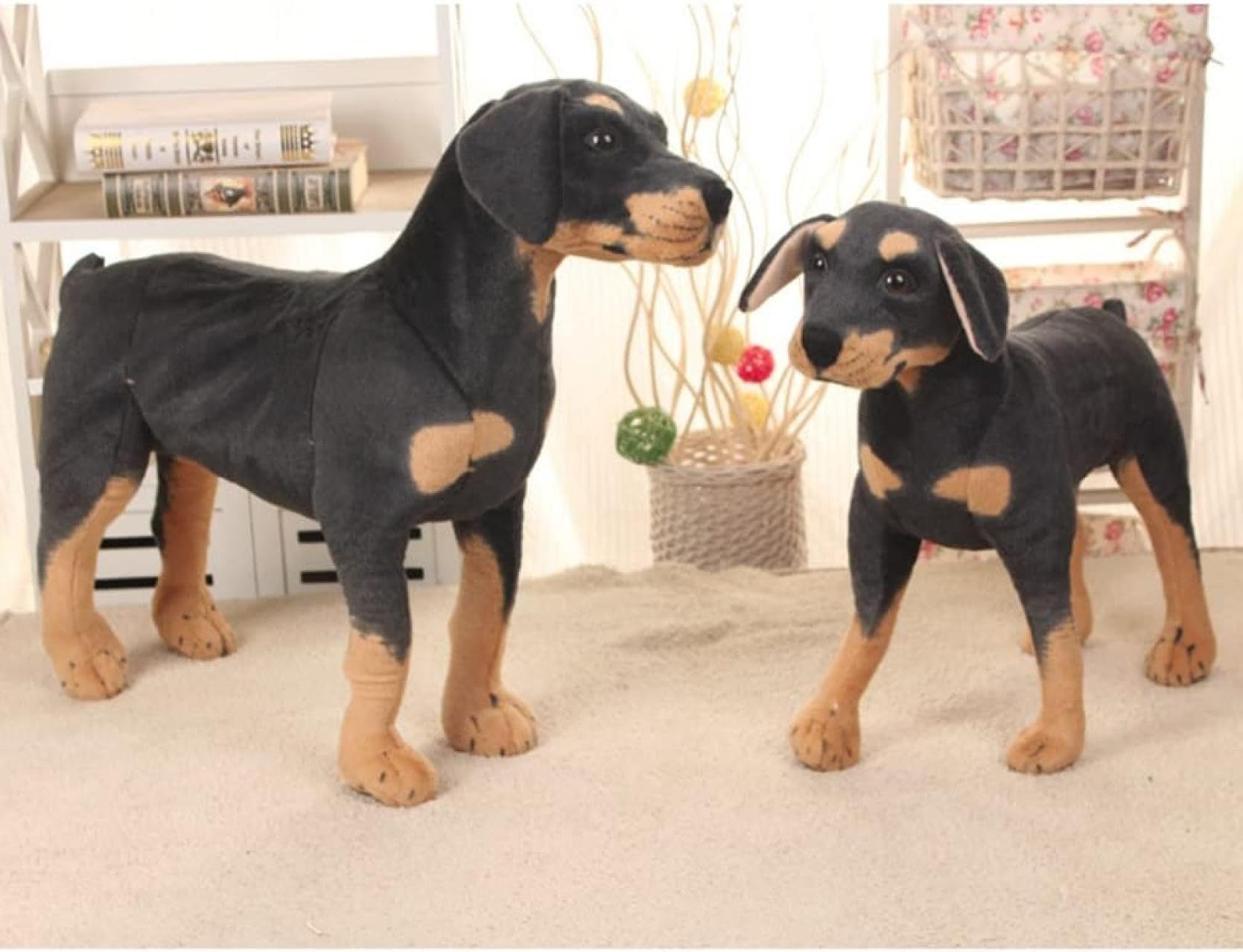 Amazon.co.jp: 抱き枕 ドーベルマン 犬 ぬいぐるみ 動物 クッション