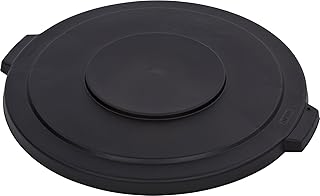 Carlisle 34103303 Bronco Round Waste Container Lid, 32 gal, Black