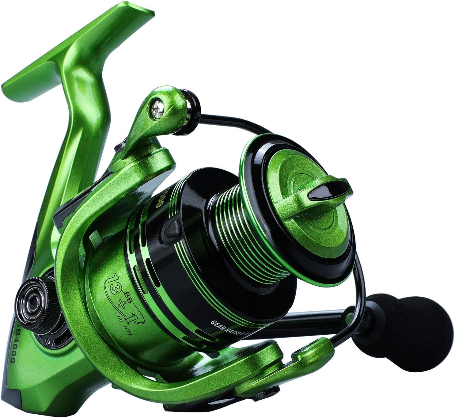 Yun Nong Professional Lightweight Spinning Fishing Reel,13+1 Bearings Ultra Smooth Retrieval System,Durable Carp Reel with Carbon Fiber Handle,for Saltwater & Freshwater Fishing,(1000-5000)