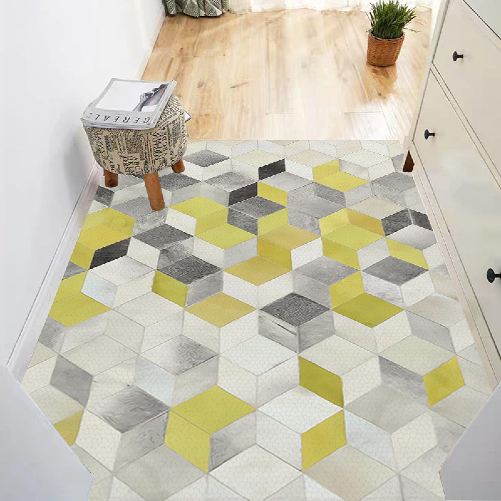 Alfombra de baño de tierra de diatomeas súper absorbente de secado rápido antideslizante de diatomita barro alfombra de baño, felpudo de oficina, cocina, comedor, sala de estar, pasillo, 120 x