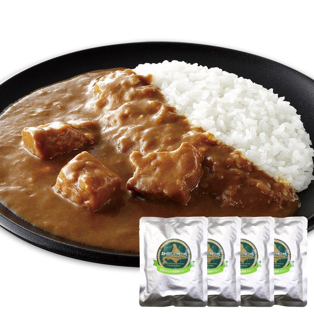 北国からの贈り物 レトルトカレー 北国のかみふらの豚オリジナルカレー