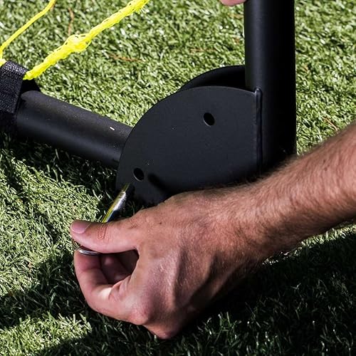 Miniatura 30 de Franklin Sports Porterías de fútbol de competición – Porterías de fútbol de acero portátiles para patio trasero – Portería de fútbol para adultos +