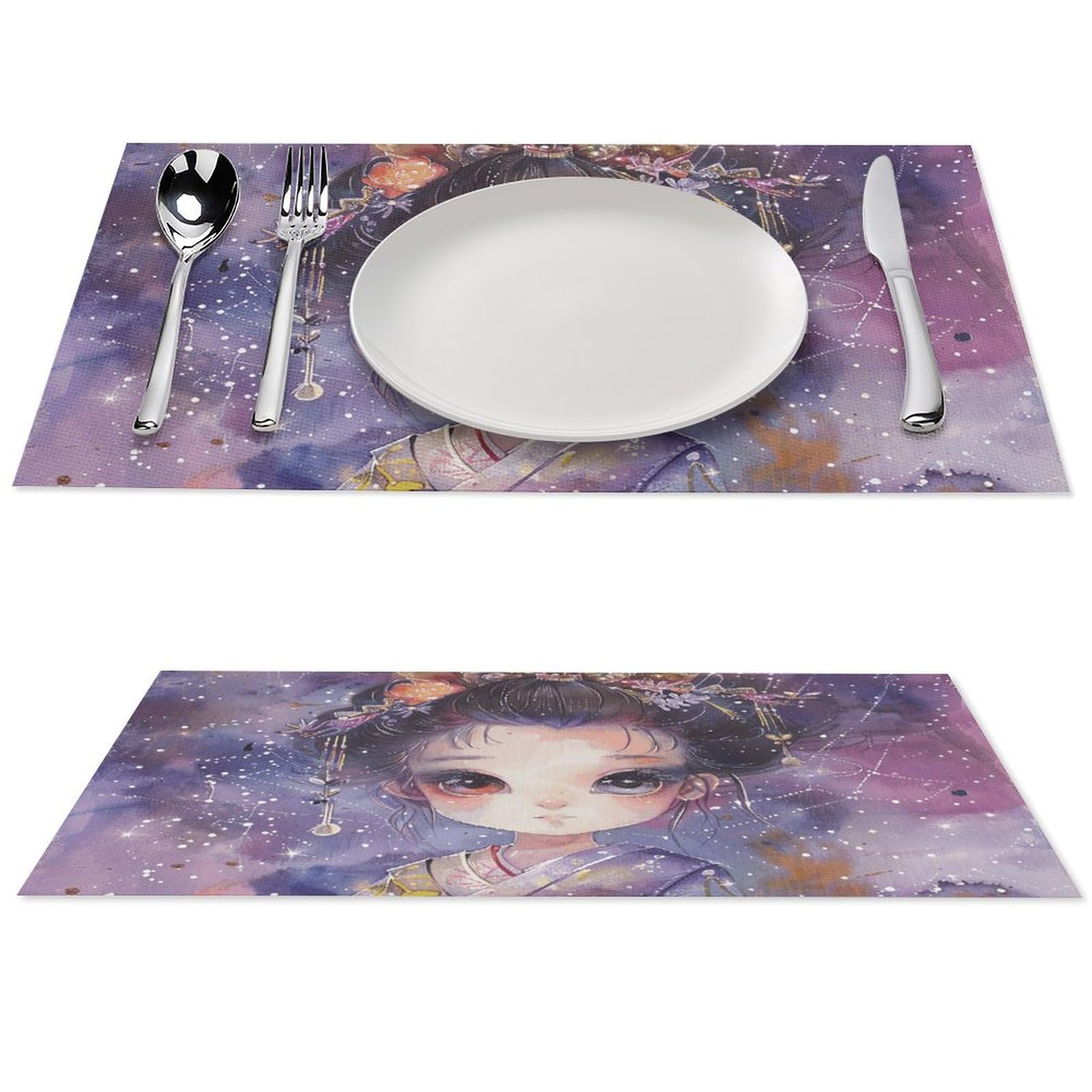 Sets de table de salle à manger en PVC résistants haute qualité x6