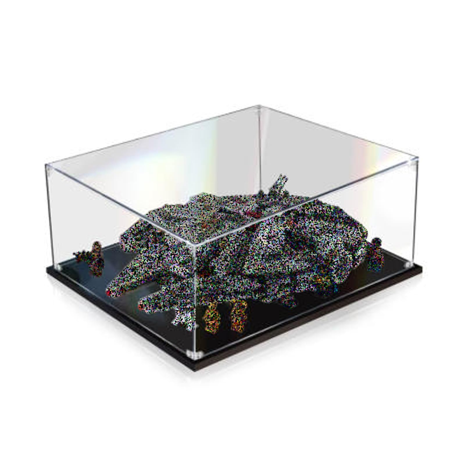 Clear Acrylic Display Case Only for Lego 75257 Model (3mm)