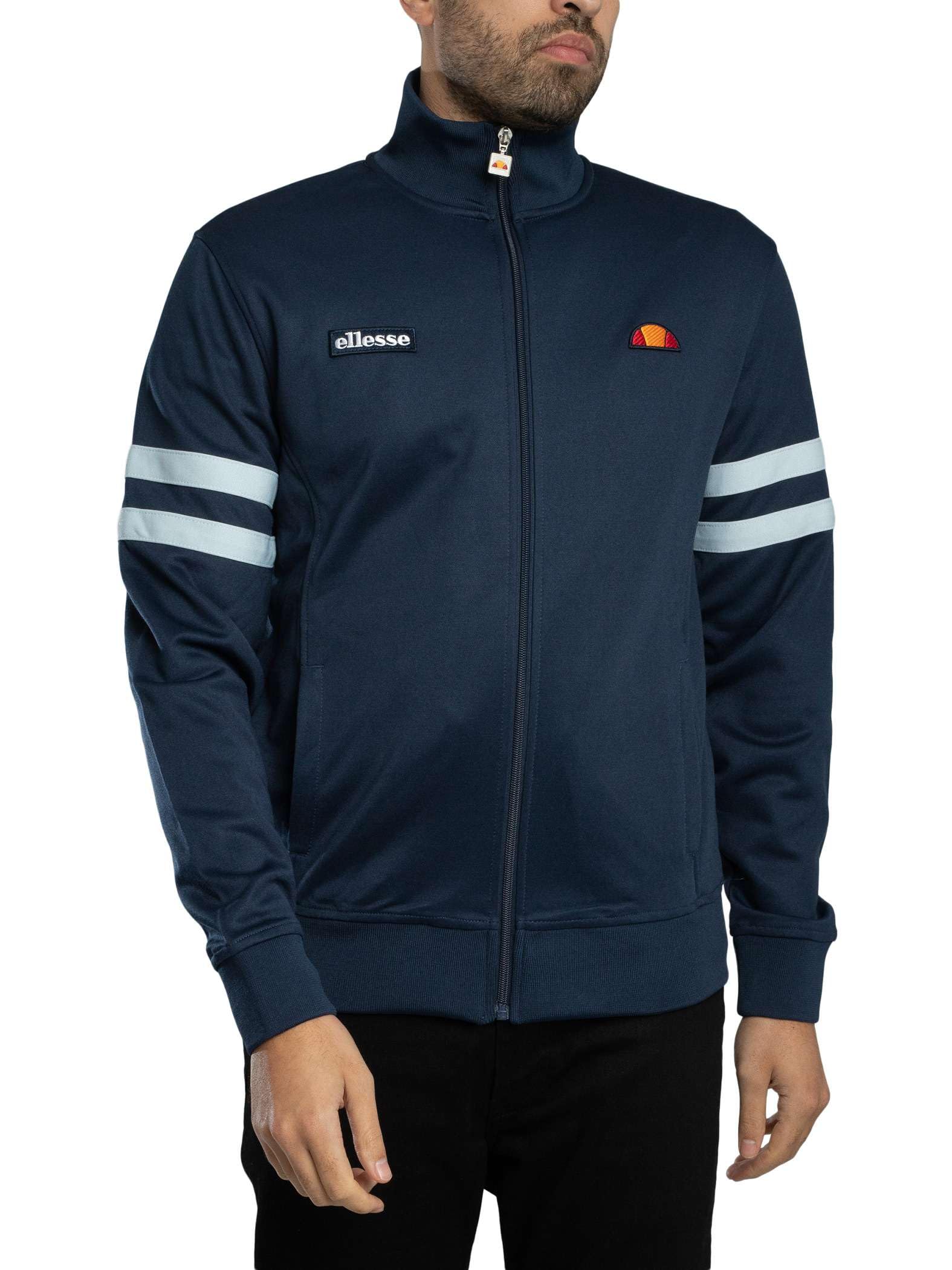 Ellesse Men's Roma Track Top Jacket Navy/Light Blue