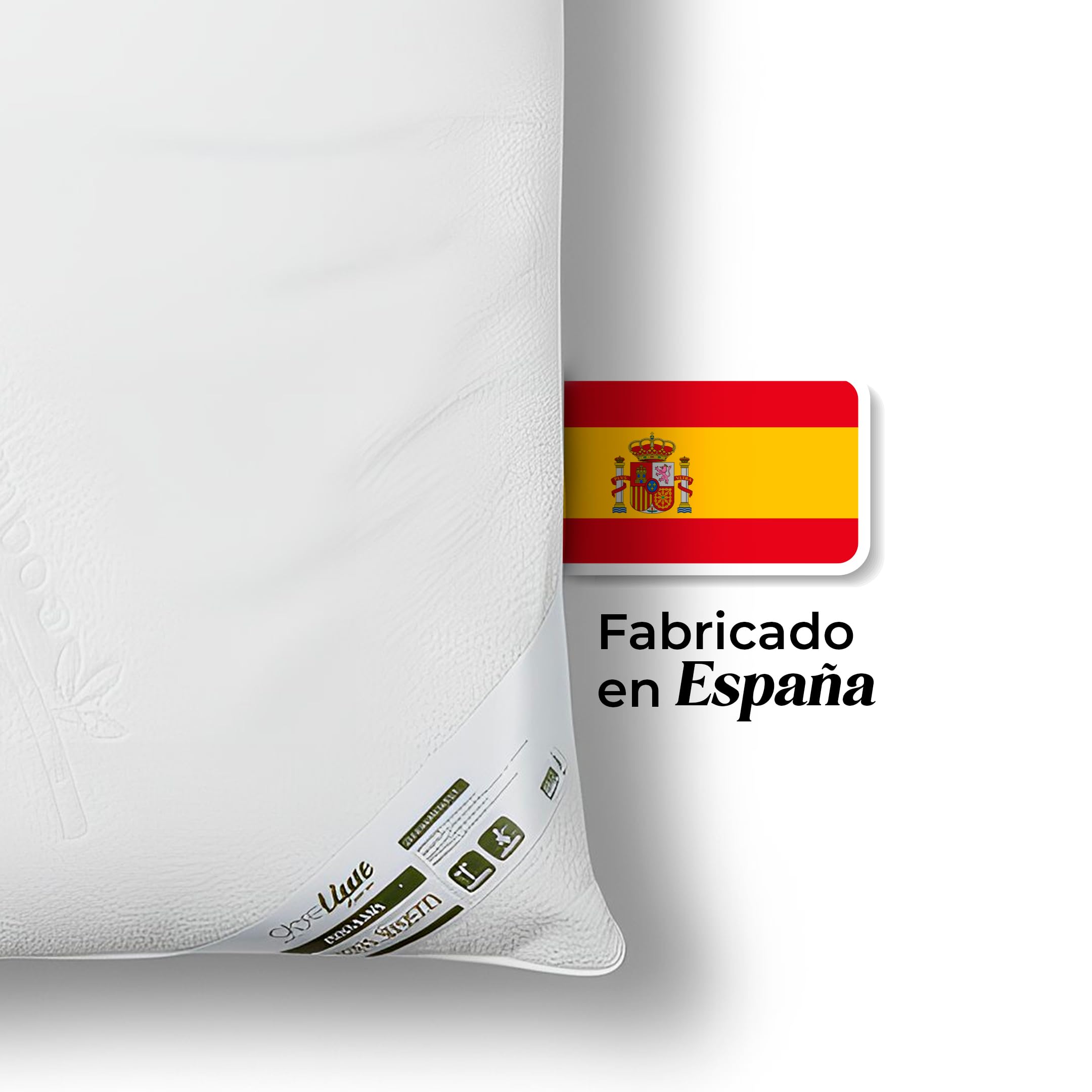 Relax Almohada Visco Vegetal 70 Cm Firmeza Suave Núcleo Aceites Naturales Tejido Bamboo Transpirable Antialérgica Cervical Eco Sostenible Adaptable Sueño Ergonómico Funda Lavable