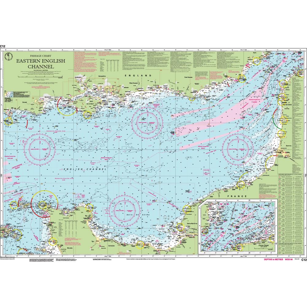 Imray Chart C12: Eastern English Channel Passage Chart (C Charts): 12