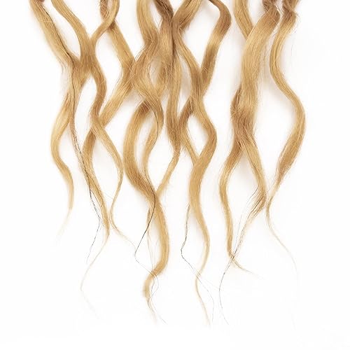 Miniatura 183 de 8 paquetes de rastas de cabello sintético de ganchillo de 18 pulgadas, rastas sintéticas bohemias con extremos rizados, cabello de ganchillo suave