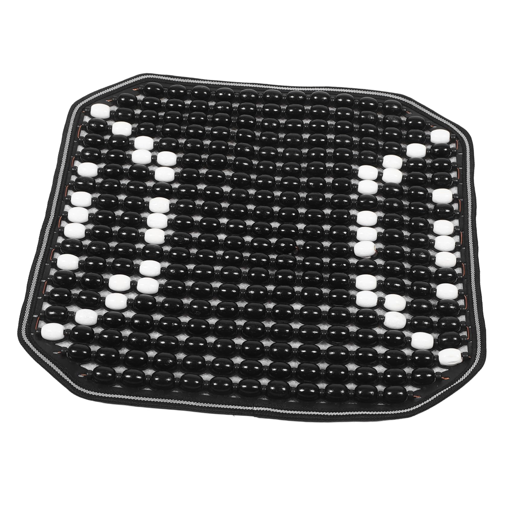 Coussin de siège auto chic en perles de bois et polyester de qualité supérieure - 8