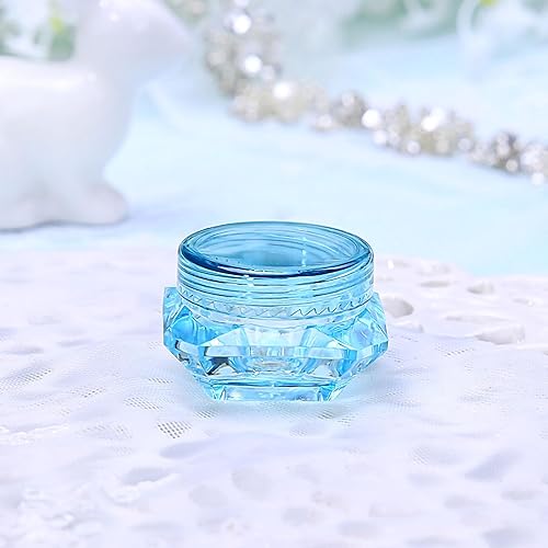 Miniatura 6 de plplaaoo Pequeños recipientes de viaje, frascos de viaje para cremas, recipientes de crema de viaje, pequeños recipientes de loción vacíos, ligeros,