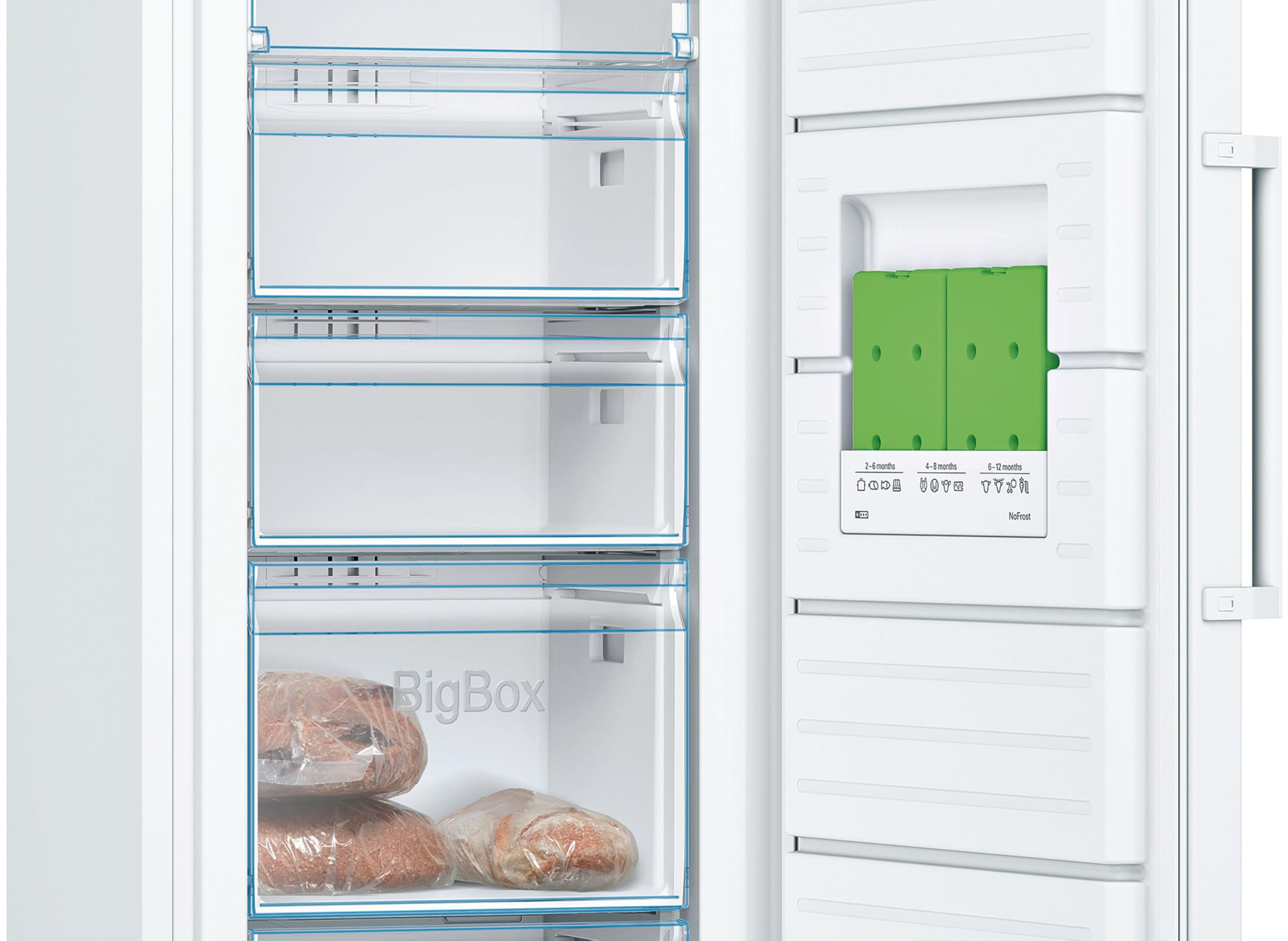 Bosch Série 4 GSN33FWEV Congélateur Armoire Pose Libre 176 x 60 cm 225 L Blanc