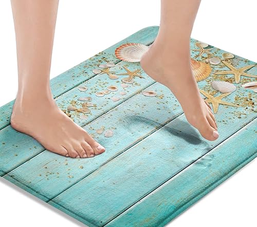 Britimes - Tapetes de cuarto de baño, tapetes antideslizantes, lavables, alfombras de interior para decorar baño, cocina, dormitorio.