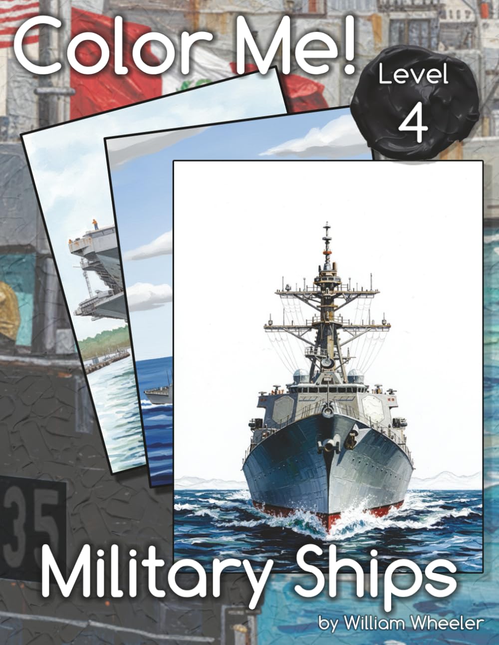 Color Me! Military Ships (Color Me! Adult Coloring Books)