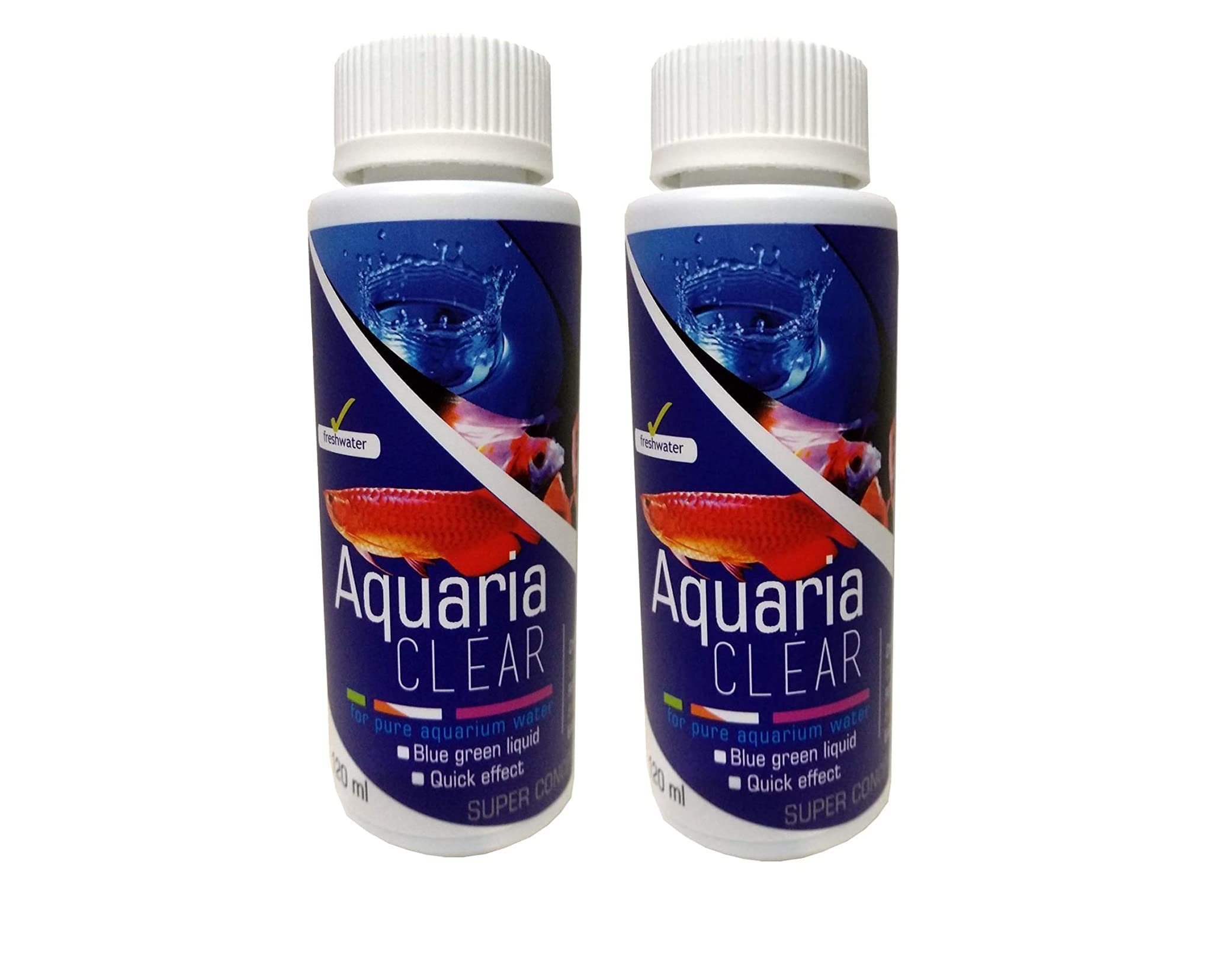 SANSEFERO® Wild Fish Friendly Aquarium Cloudnes Remover/Algae Remover Clear Water Conditioner for Fresh Water/Planted Aquarium- 120Ml Pack of 2 (AQUARIA CLEAR) (B09VY6TY9T) Amazon Price History, Amazon Price Tracker