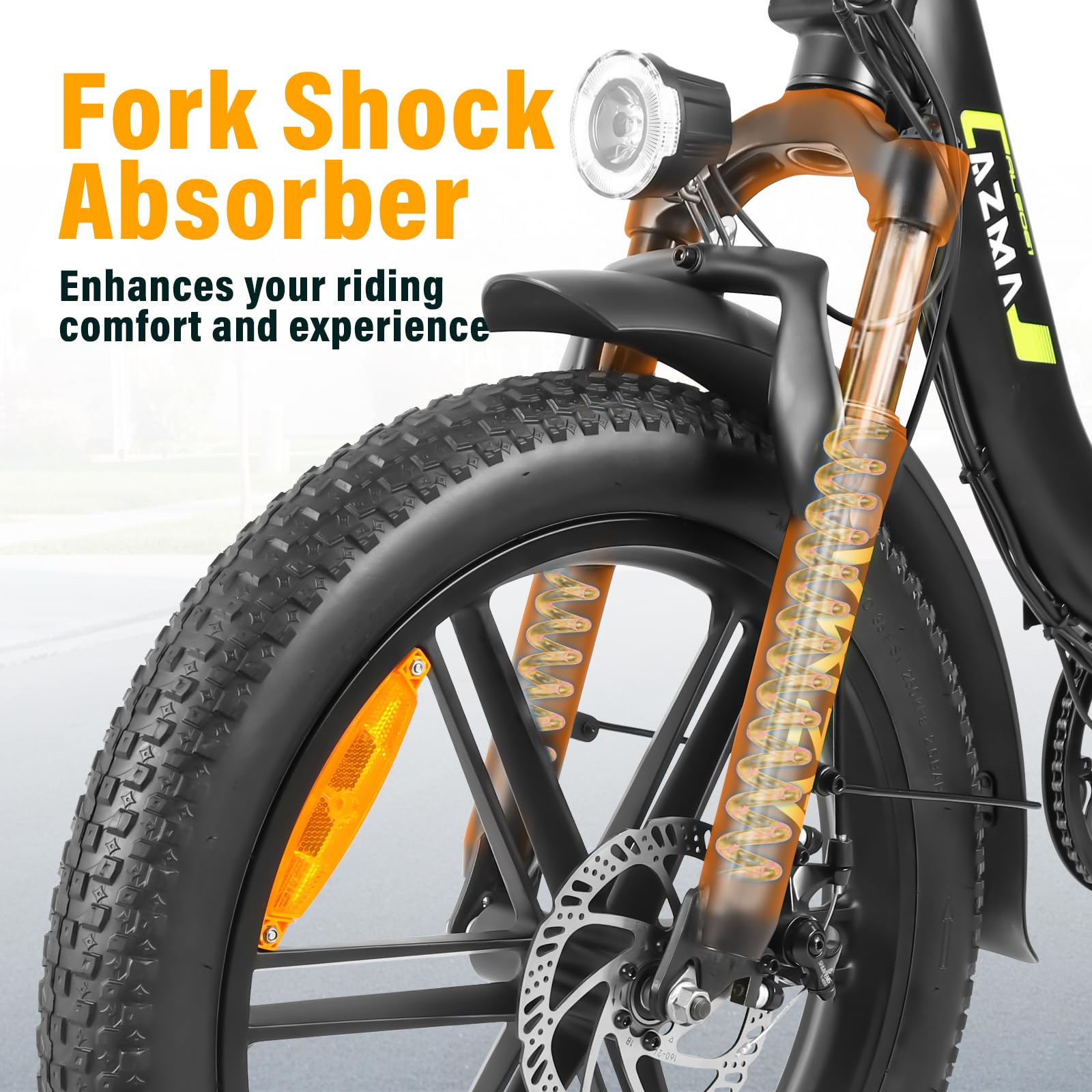 AZMA F1 Bici Eléctrica Plegable, 36V20.8AH(748.8WH) Batería Extraíble,Bicicleta Eléctrica para Adultos con Alcance 150KM, 20“ * 3.0” Fat Tyre E-Bike para Viajeros Urbanos
