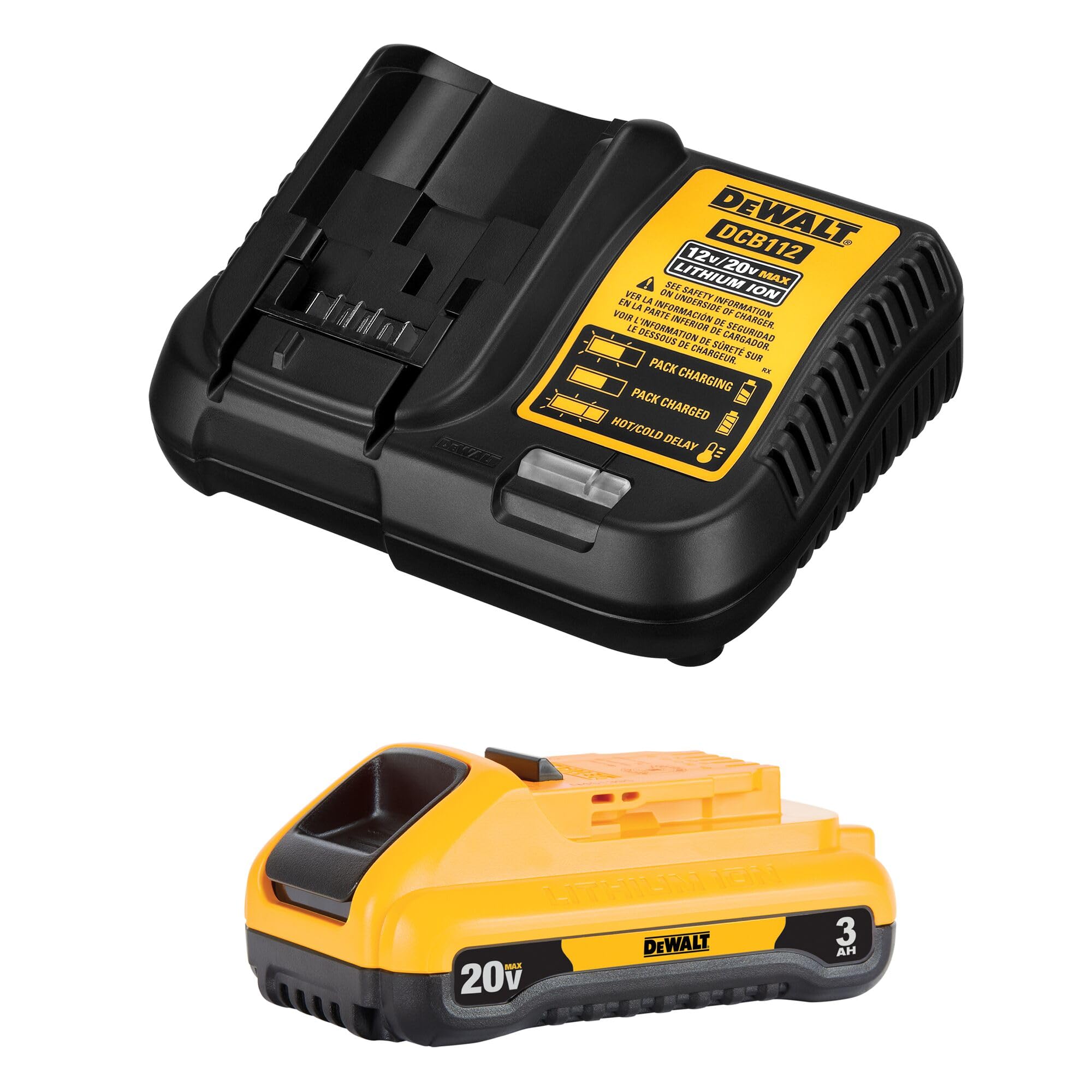 DeWalt DCB230C Battery and charger, 3.0 Ah