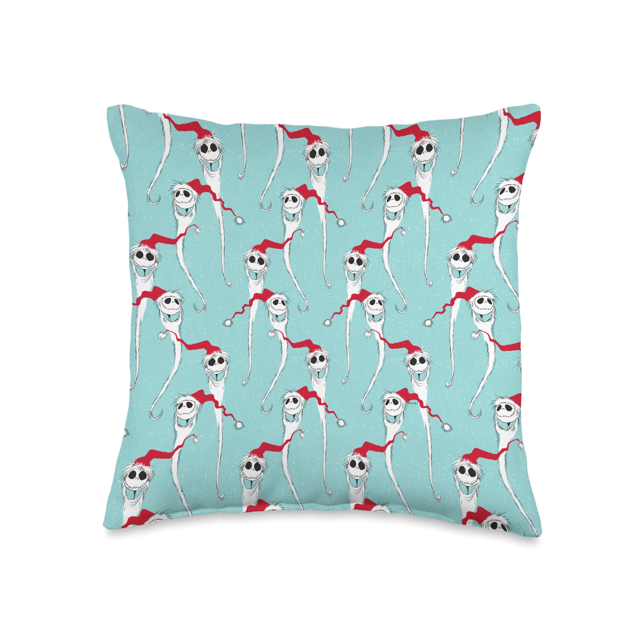 Coussin L'Étrange Noël de Monsieur Jack motif Santa Skellington multicolore