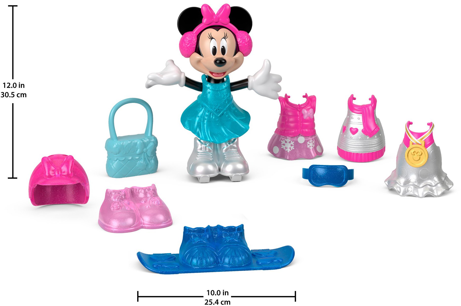 Amazon.com: Fisher-Price Disney Minnie, Winter Sports : Toys & Games