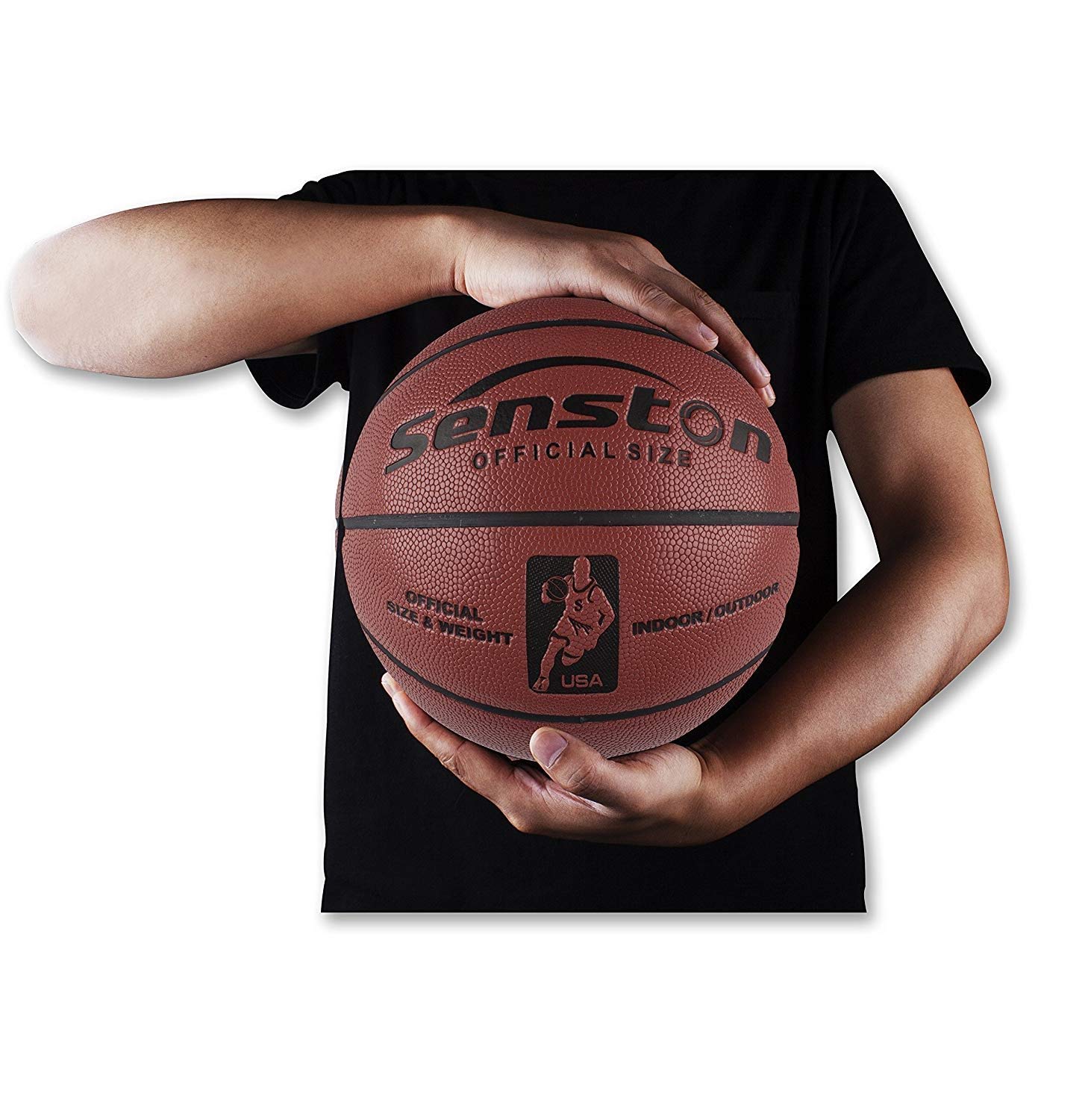 Senston Pelota de Baloncesto Outdoor Balón de Baloncesto para ...