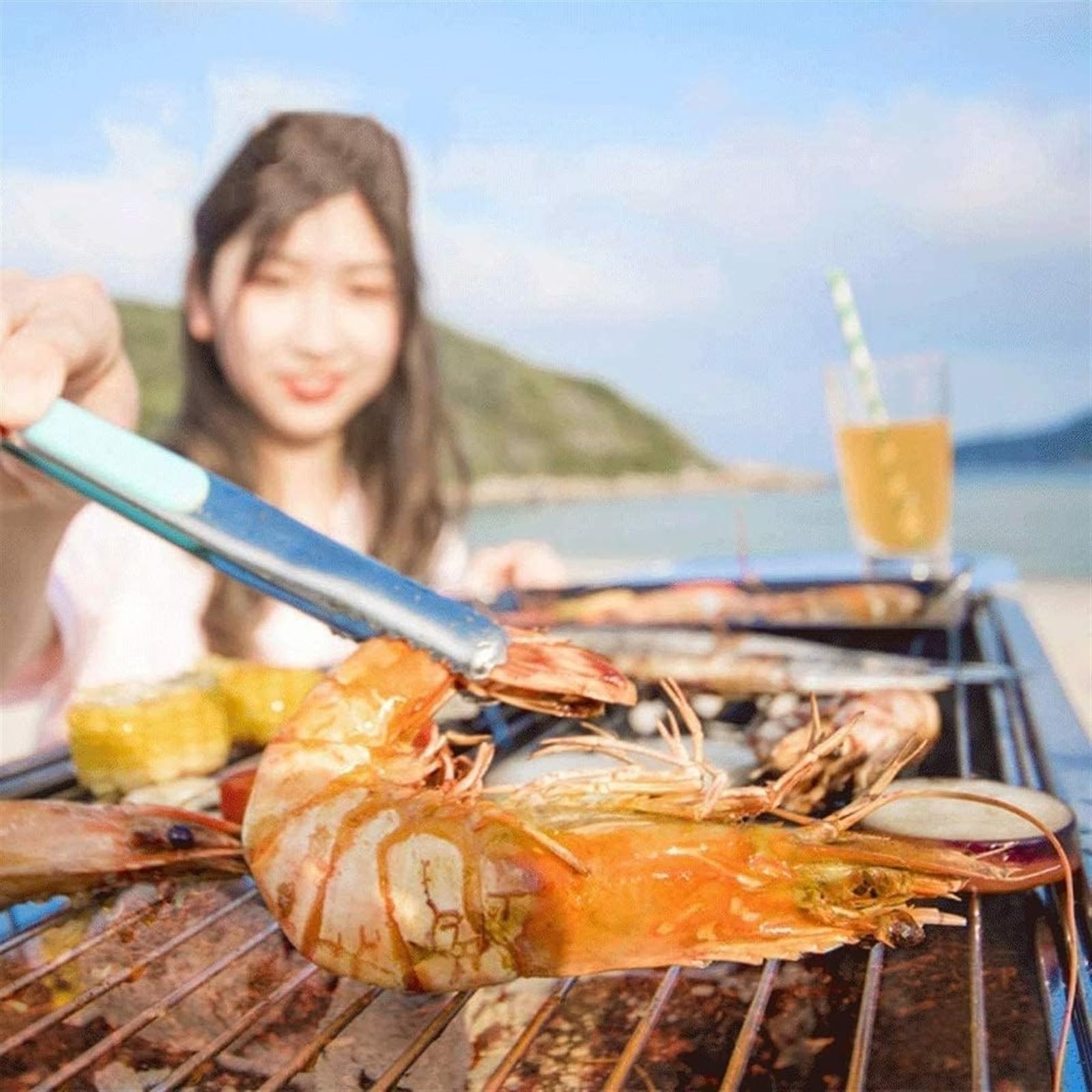 Grill Kempingowy Domowy Grill Węglowy Grill Odpowiedni Do Ogrodu Camping Beach Party Na Świeżym Powietrzu Grillowania