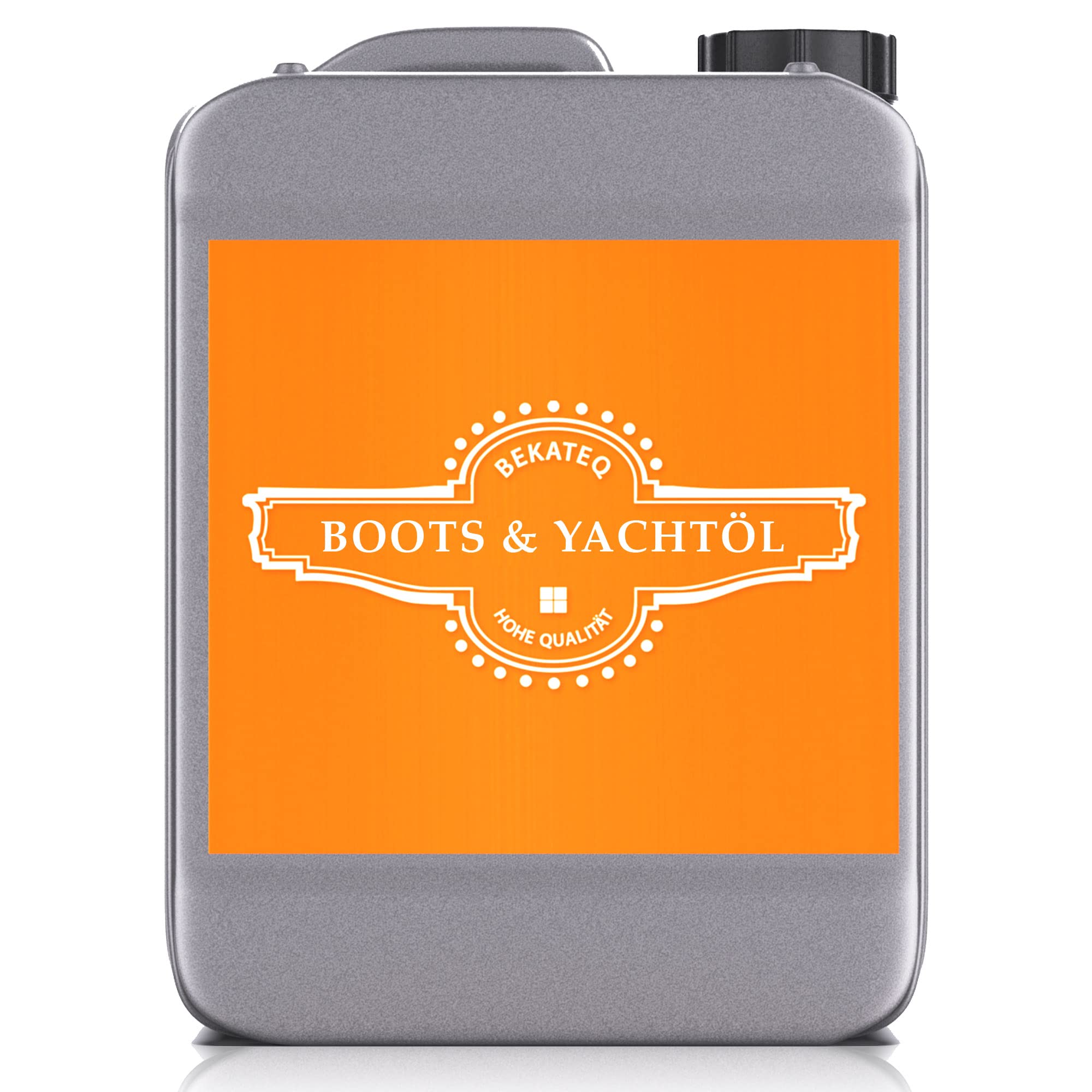 Yachtöl Bootsöl 5l - Teaköl Holzöl Holzschutz - wirkt farbvertiefend, trocknet farblos durch, natürlich, lösemittelfrei, UV-fest, witterungsbeständiges Pflegeöl - BEKATEQ BE-277