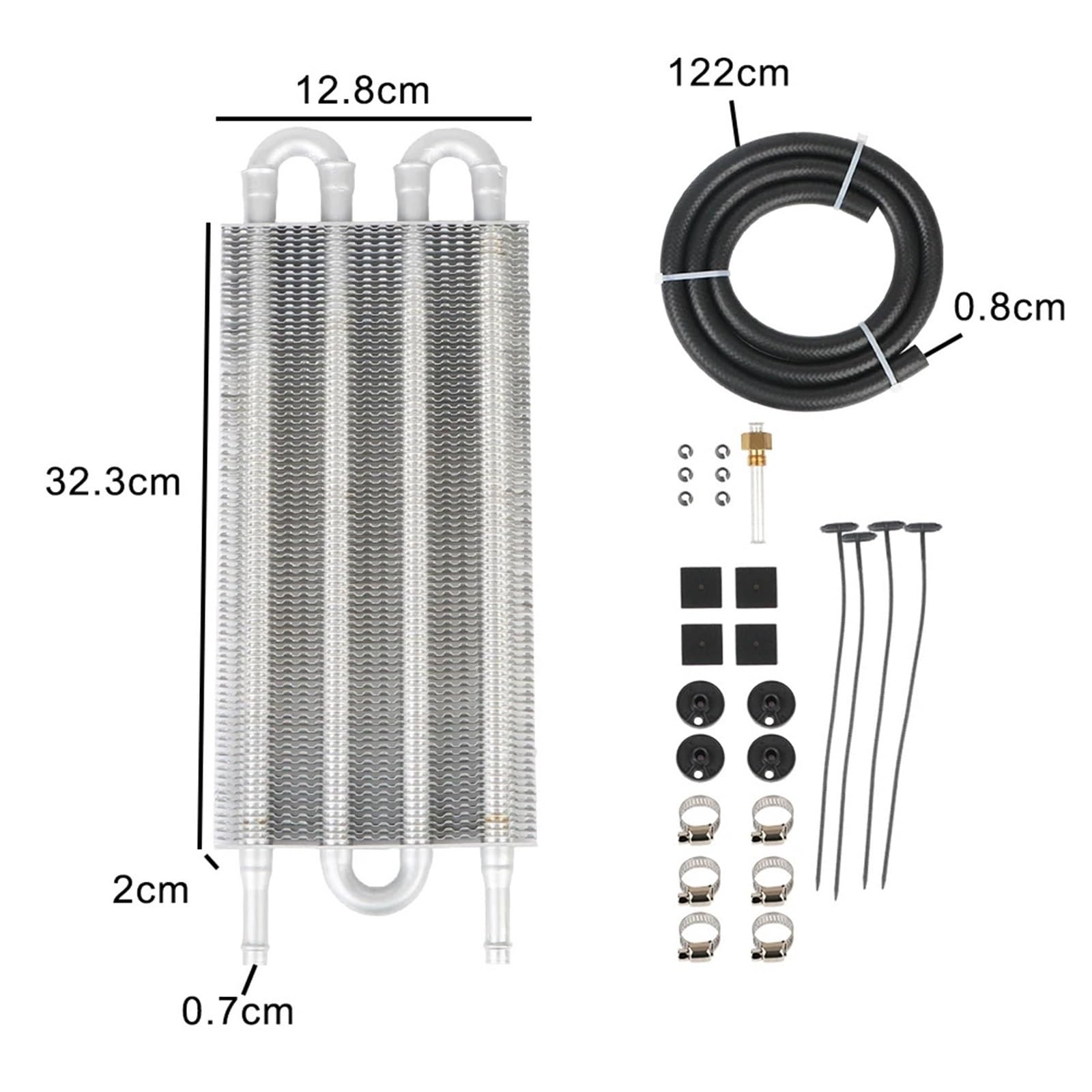 Filtro aria cabina Radiatore Dell'olio Per Auto, Dissipatore Calore Con Tubo Di Gomma, Radiatore Della Trasmissione, Aria Condizionata, Scarico Sistema Di Raffreddamento filtro abitacolo(4 Row)