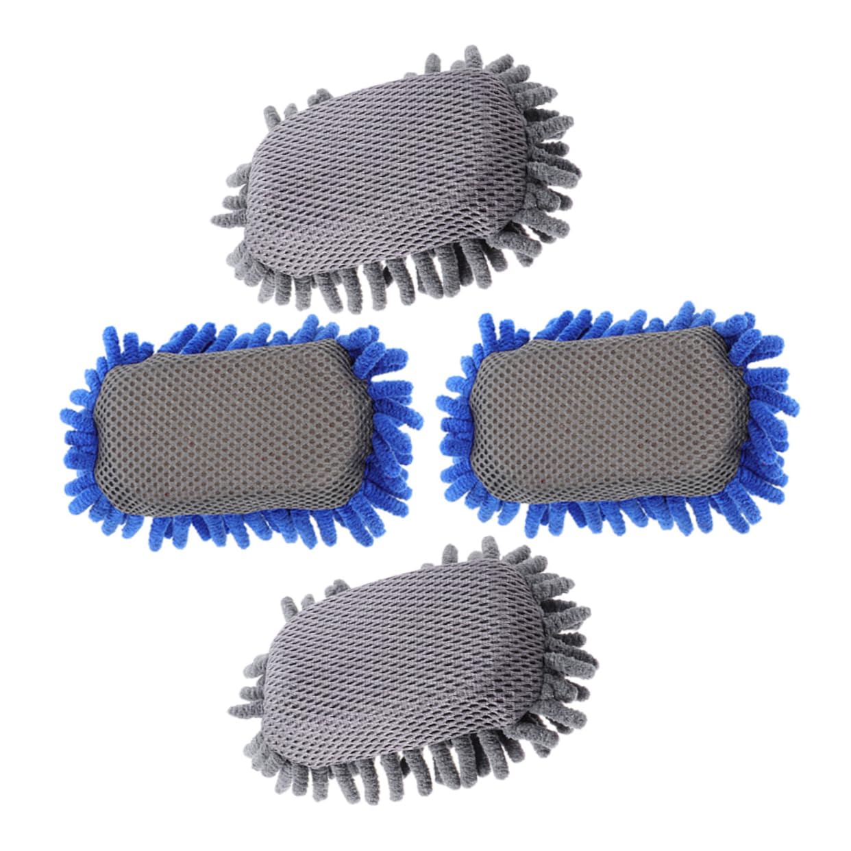 Healeved 4pcs Chenille Sponge Erasers for Whiteboard Blackboard Boys and Girls Dry Erase Erasers Washable Cleaning Tools Classroom Accessories Soft Durable