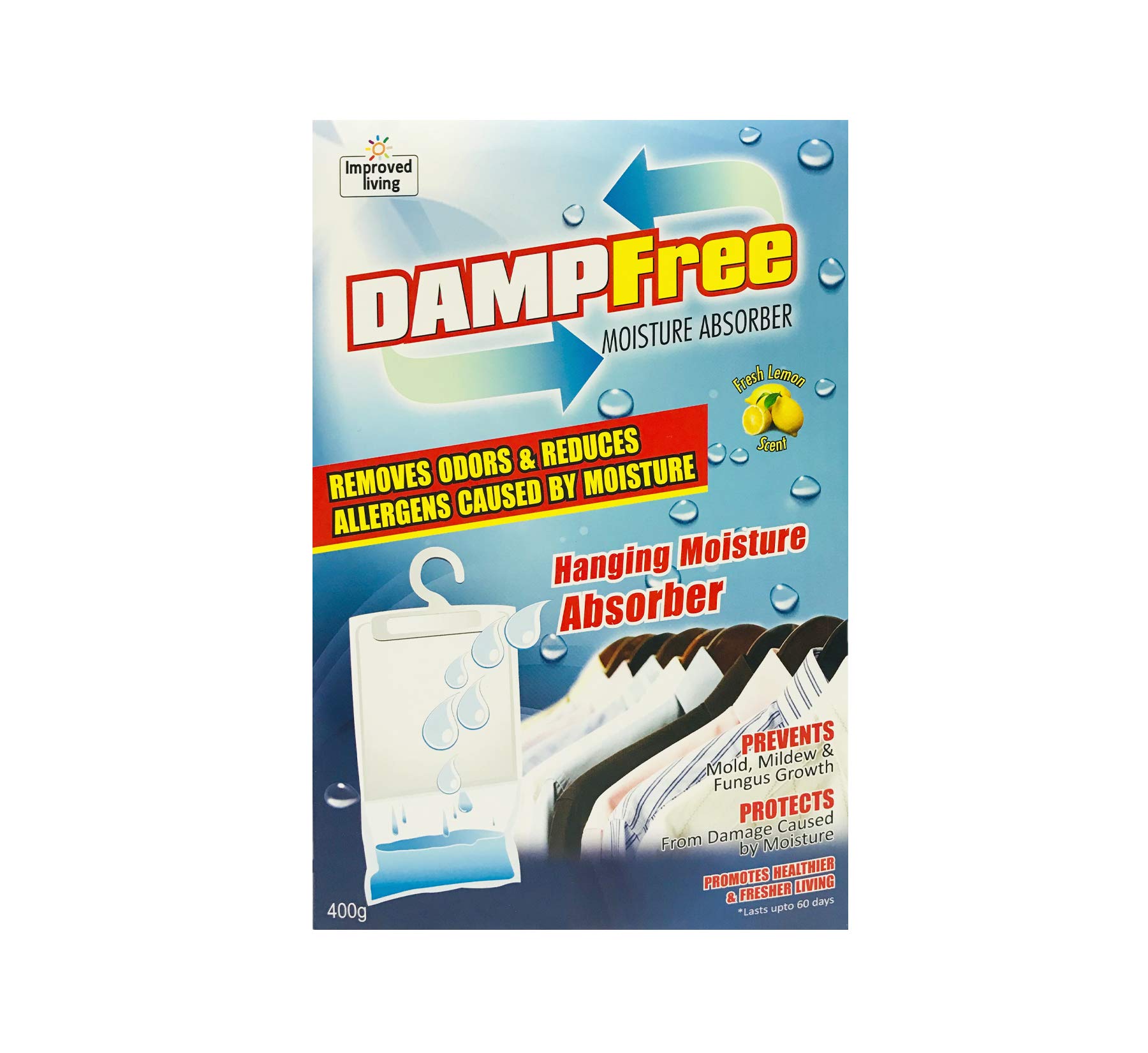 DAMPFREE Hanging Moisture Absorber - 400g
