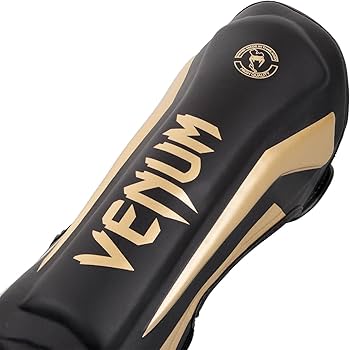 Amazon | Venum Elite スタンドアップ シンガード - ブラック/ゴールド
