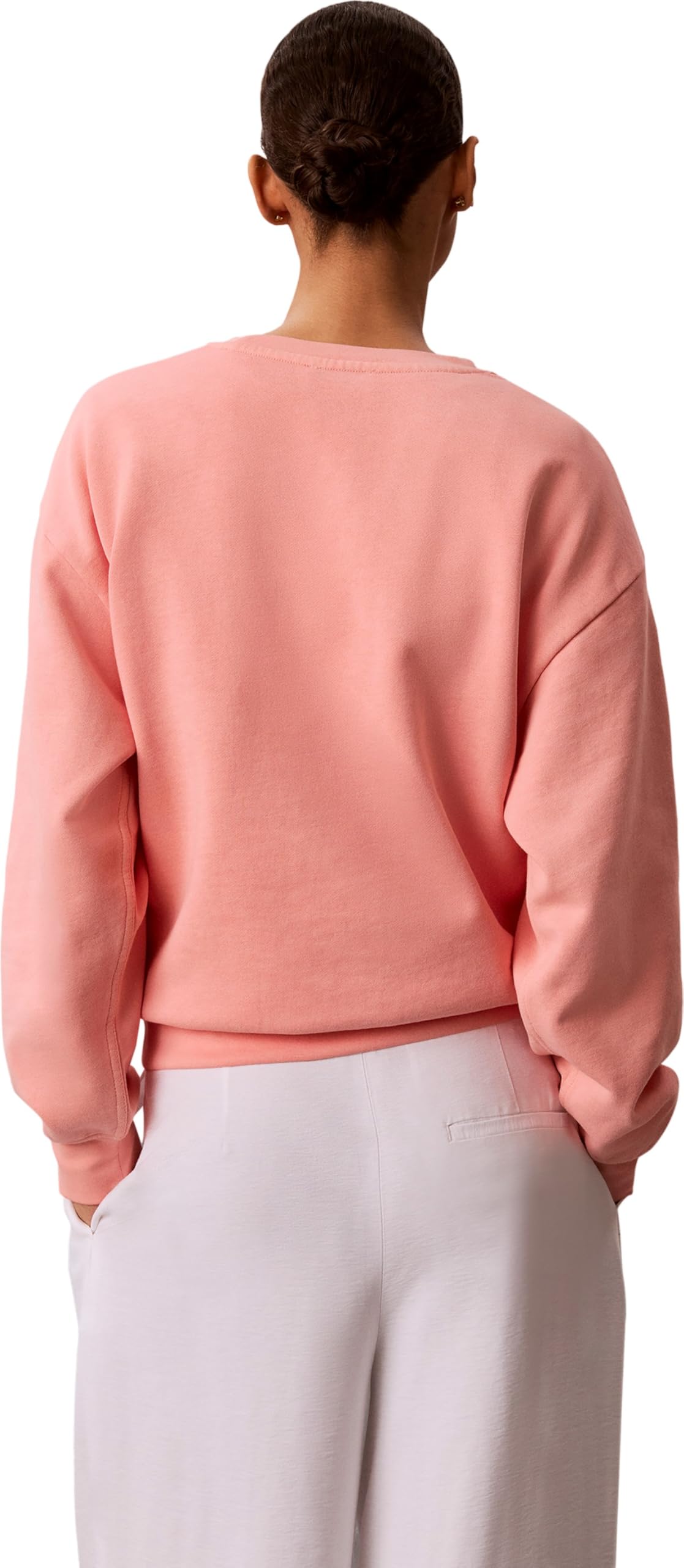Calvin Klein LS Rlxd Monogram Terry Washed CR Lv047g257g Sudaderas Mujer