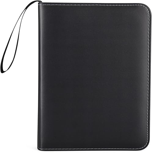 Miniatura 2 de Carpetas de tarjetas coleccionables de 4 bolsillos para 400 tarjetas, color negro