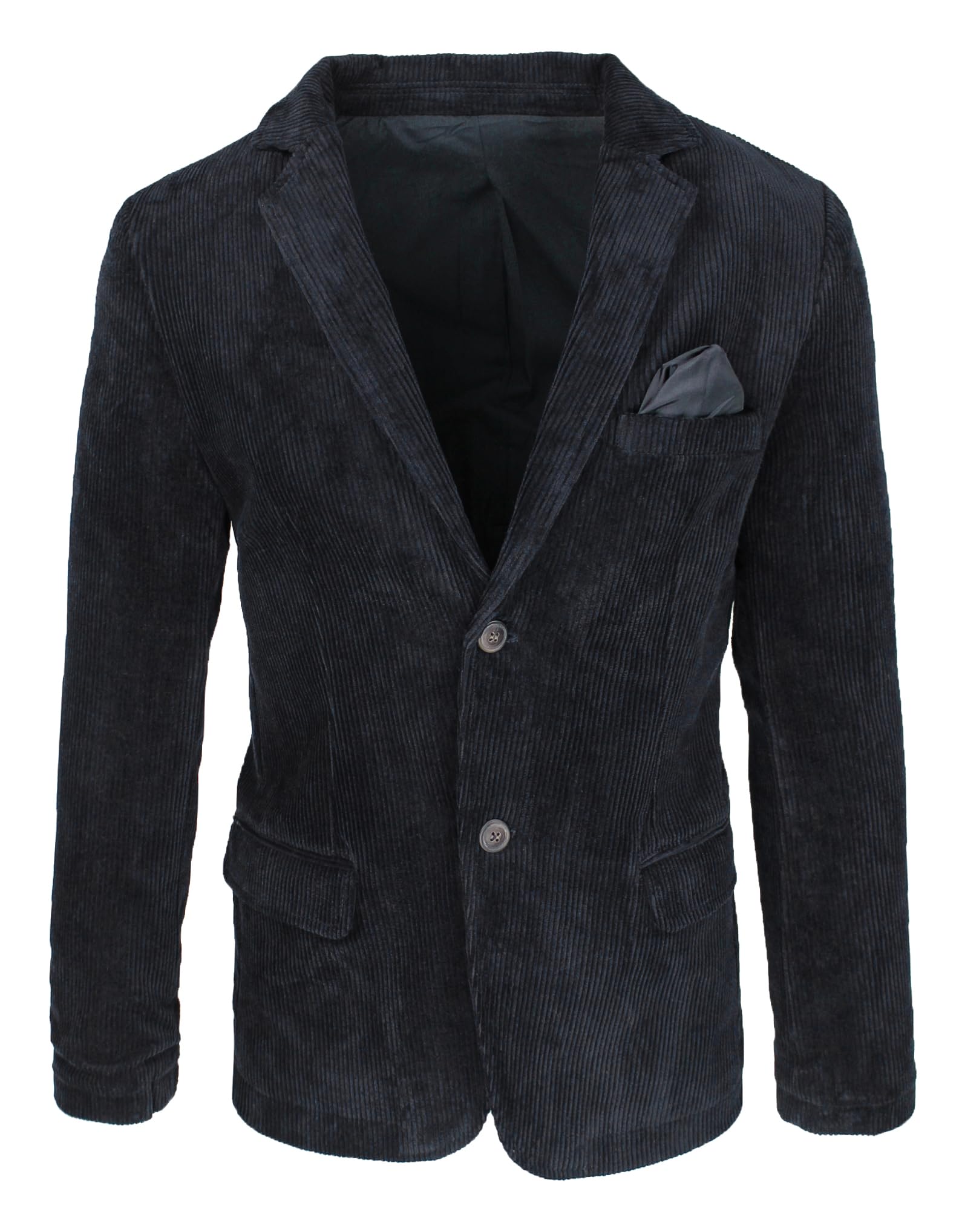 Evoga Giacca Uomo Sartoriale in Velluto Slim Fit Blazer Invernale Elegante Casual