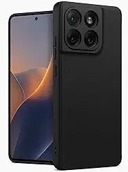 Capa para Motorola Edge 60 Capinha [Ultra Slim] com [Proteção de Camera], Case Anti Impacto e Resistente, Anti Riscos, Leve, Aveludada e Design Elegante (Preto, Moto Edge 60 / Edge 60 Fusion)