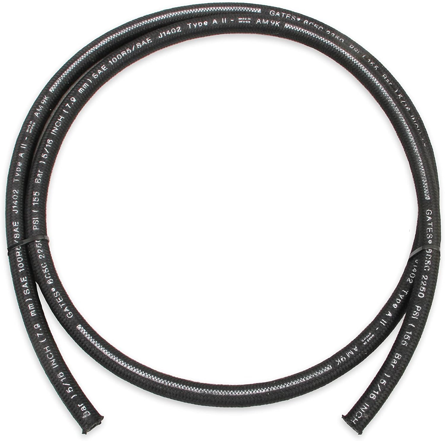 Earl's Performance 6 Black Power Steering Hose 10 Ft Pc.