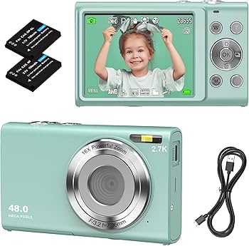 Amazon | STUOGYUM デジタルカメラ 2.7K オートフォーカス デジカメ