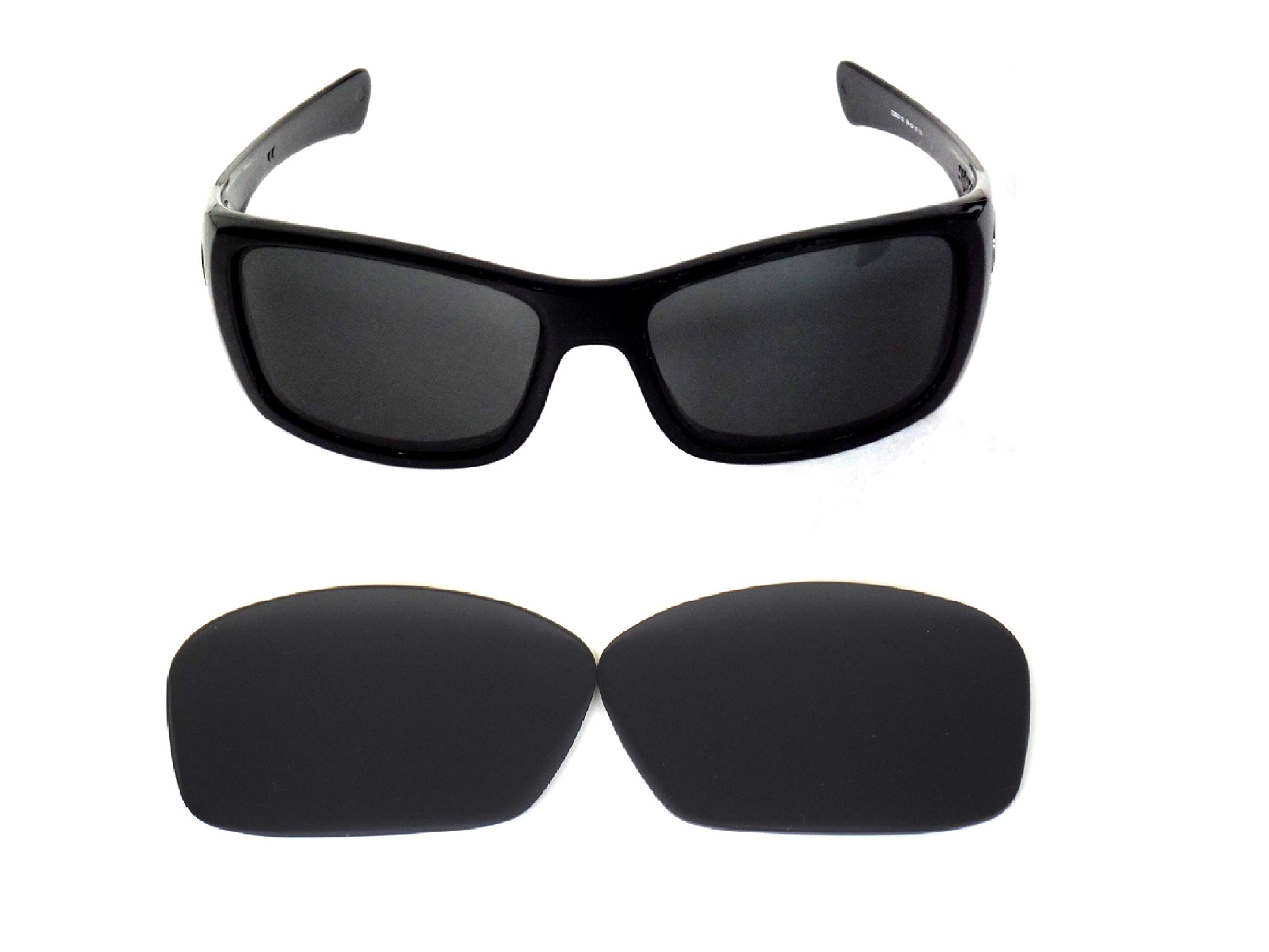 Galaxy Replacement Lenses for Oakley Hijinx Sunglasses Iridium Black Color Polarized,