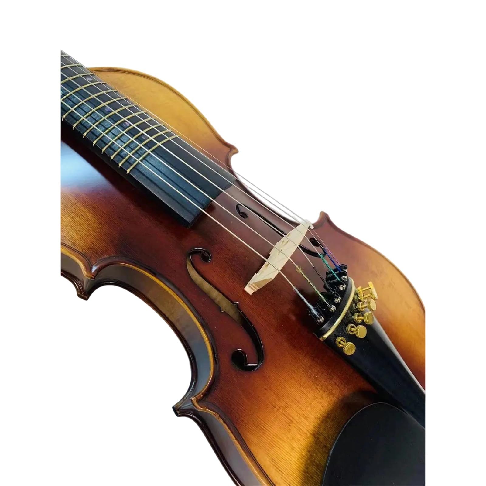 Profesjonalne Skrzypce Gitara Skrzypcowa 6 Strunowa 4/4 Główka Wierzch Świerk Tył Klon Wytrzymała