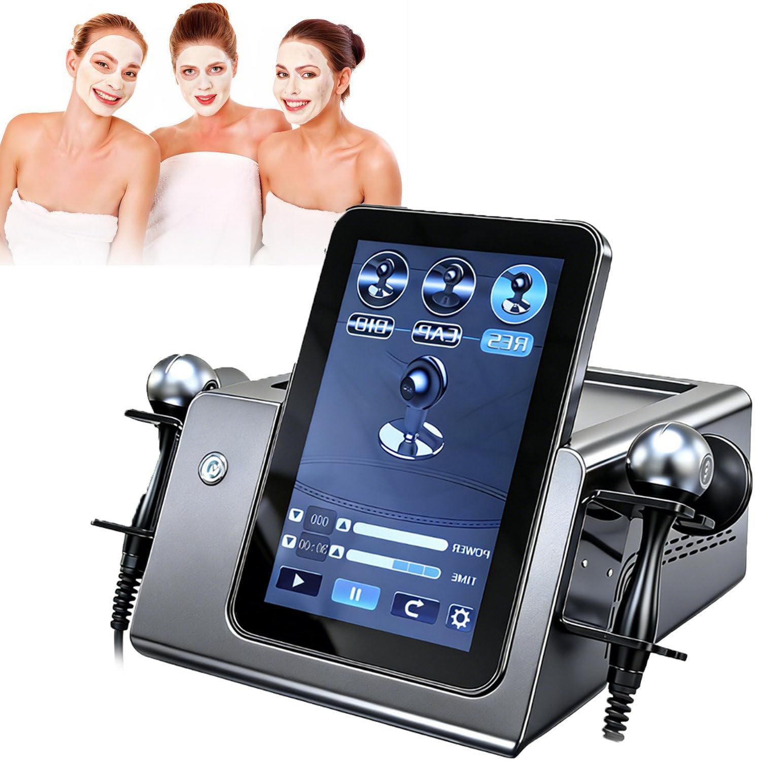 GTANND 448khz Tecar Therapy Diathermy Machine,Pain Management Machine,Physiotherapy Diathermy Instrument,Face Lifting, Skin Firming + Shaping,Touchscreen Fat Removal Device