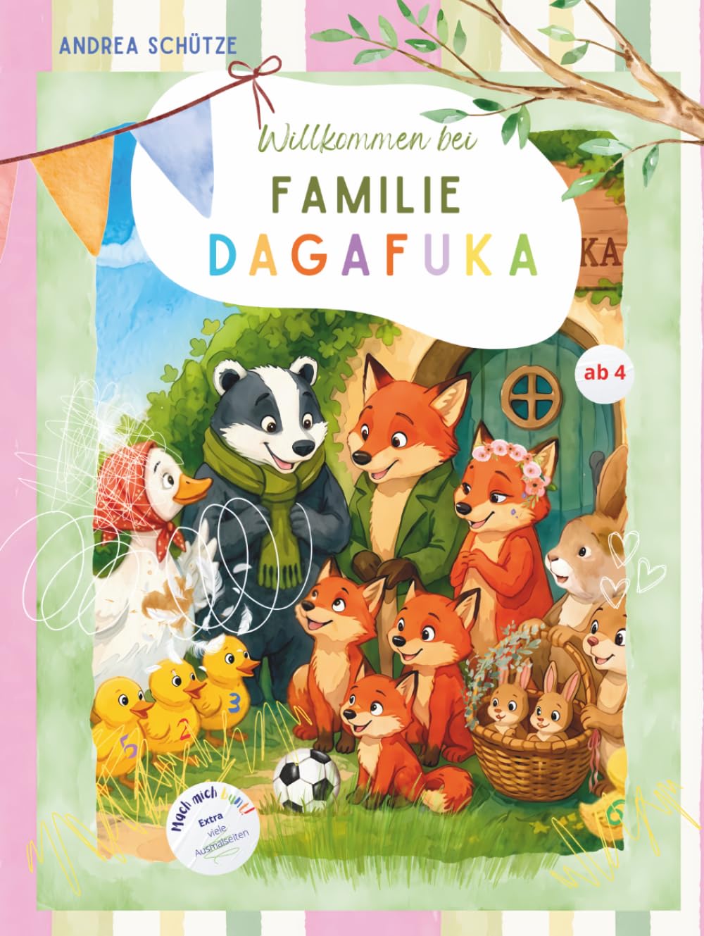 Willkommen bei Familie DaGaFuKa: Ein warmherziges Bilderbuch über Vertrauen, Burgfrieden und das große Glück, ein Zuhause zu haben.