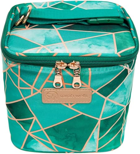 Miniatura 2 de Sarah Wells Cold Gold - Bolsa enfriadora de leche materna mosaico de edición limitada Aquarelle, Damask, Gris, Le Floral, Mosaico, Azul marino/flor