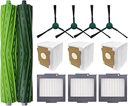 Neutop 12 Piece Replacement Accessories Set for Roomba Combo Max 705 Vac, Compatible with 2 Main Brushes, 3 Filters, 4 Side Brushes, 3 Paper Packs, Robot Vacuum Cleaner and Consumable Parts Set