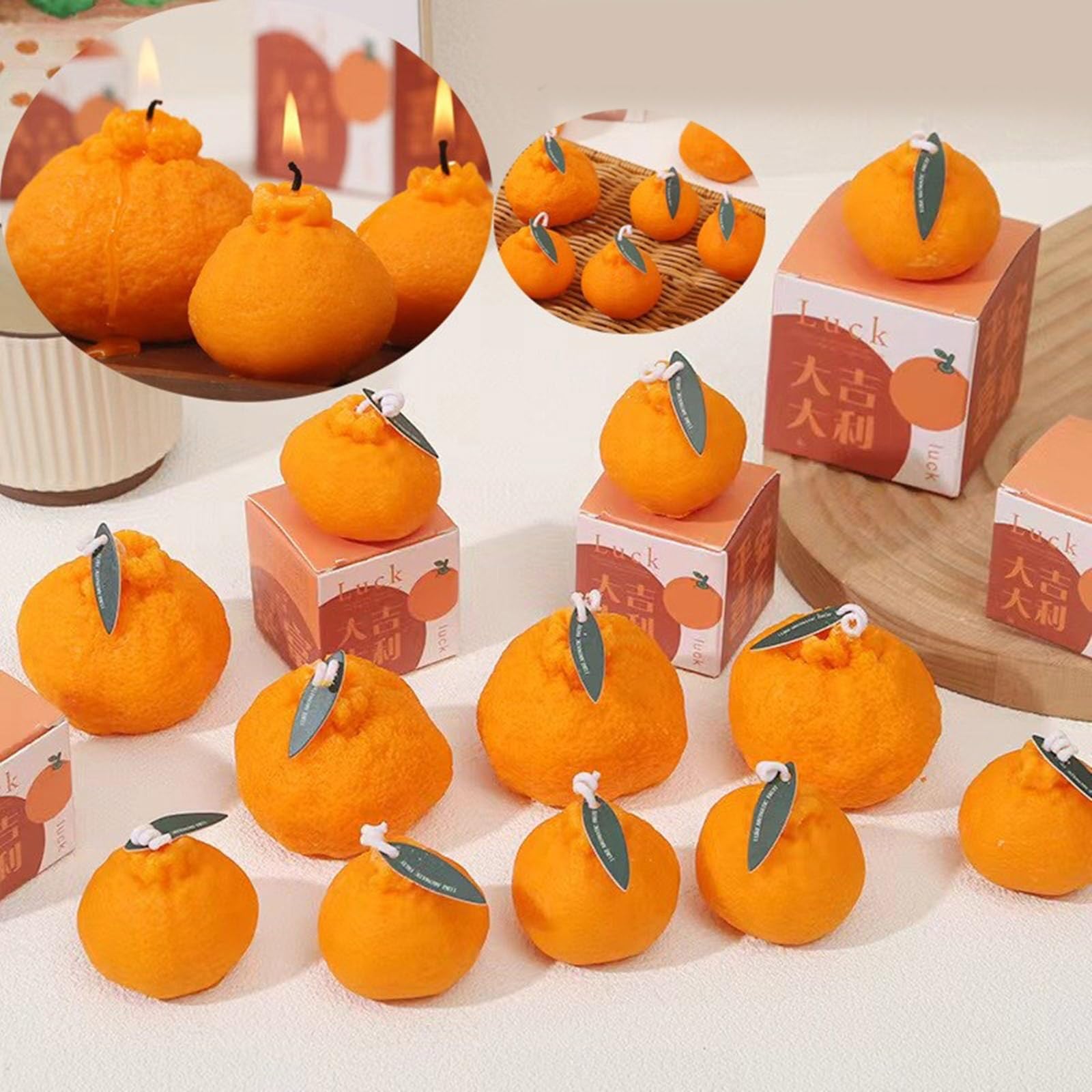 Moule en silicone tranche de mandarine Moule en tranche de mandarine pour gâteaux, chocolat, savon, gelée, fondant, bonbons, argile, plâtre, moule en résine époxy, G410 - France