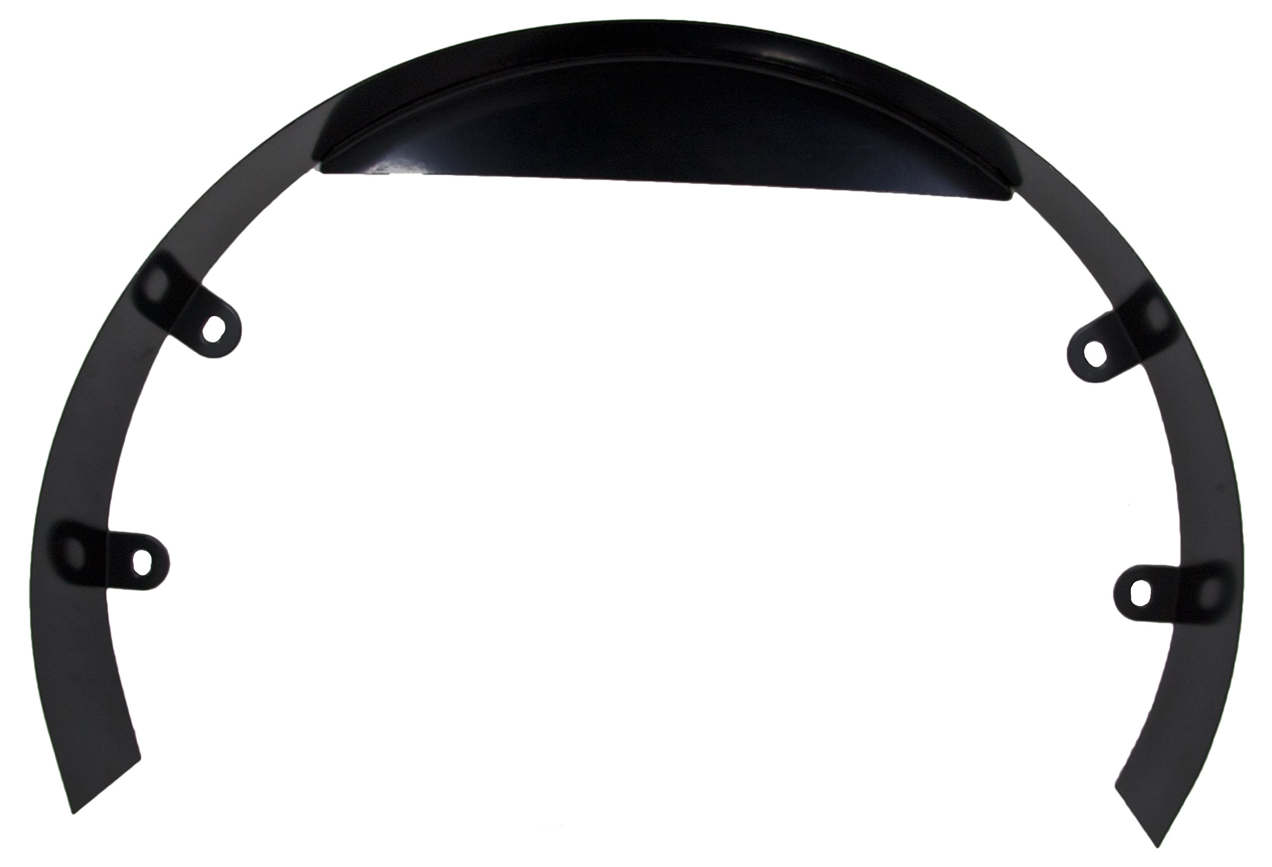 3" Universal EDP Black Steel Cooling Fan Shroud - Compatible/Replacement for Chevy/Ford/Mopar