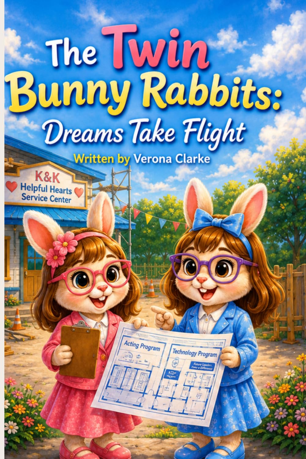 The twin bunny rabbits: Dreams Take Flight