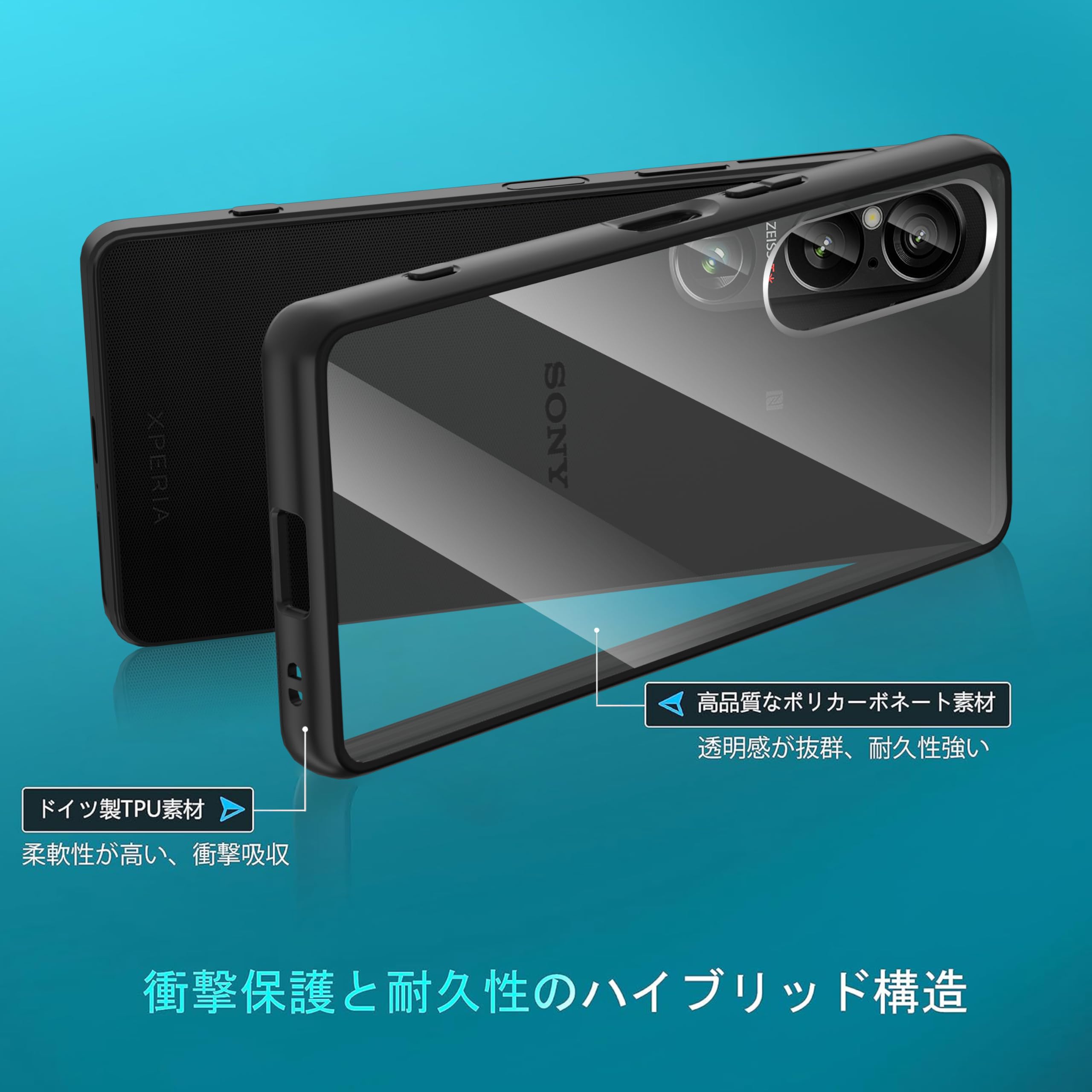 Amazon.co.jp: SONY Xperia 1 VI 用 ケース クリア [SO-51E / SOG13