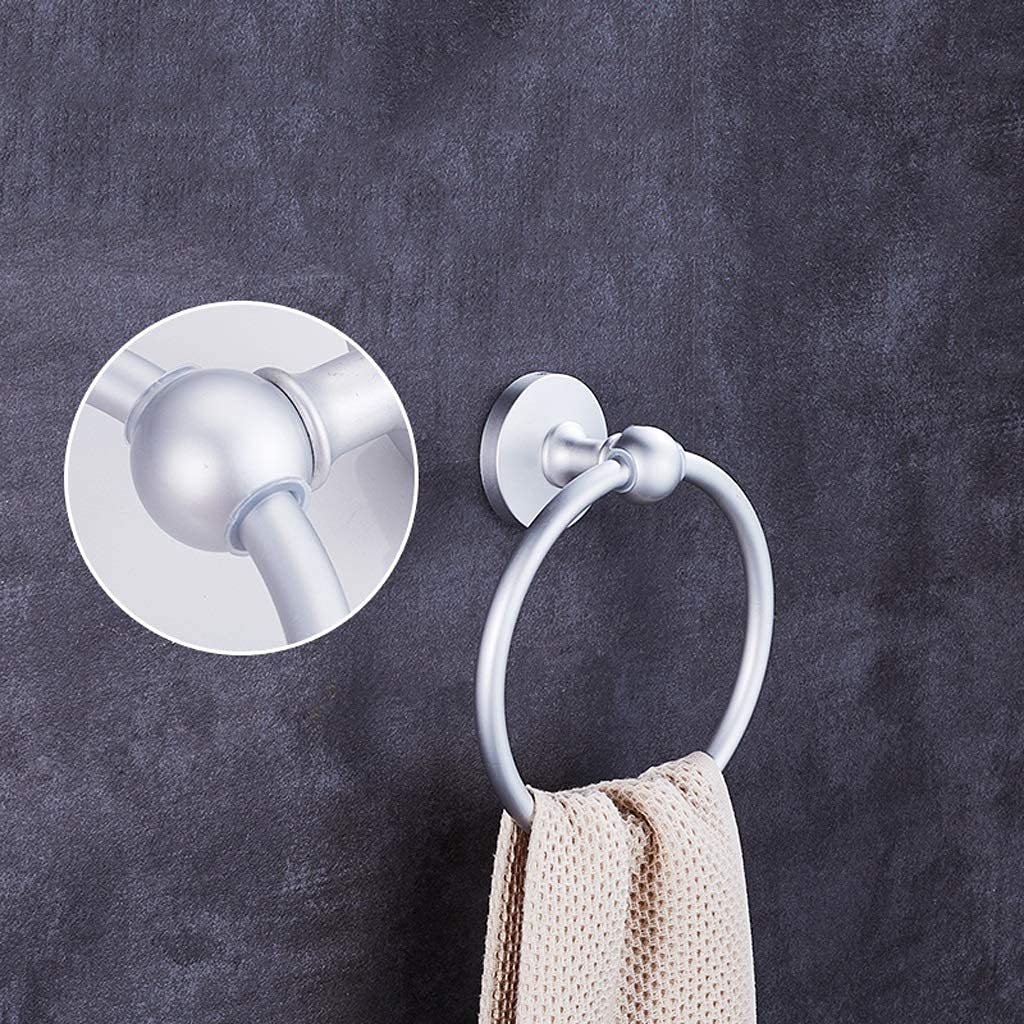 Toalleros Anillo de Toalla Espacio nórdico Toalla de Aluminio Anillo Colgante Toallero Toallero Toallero Anillo Toallero Accesorios de baño