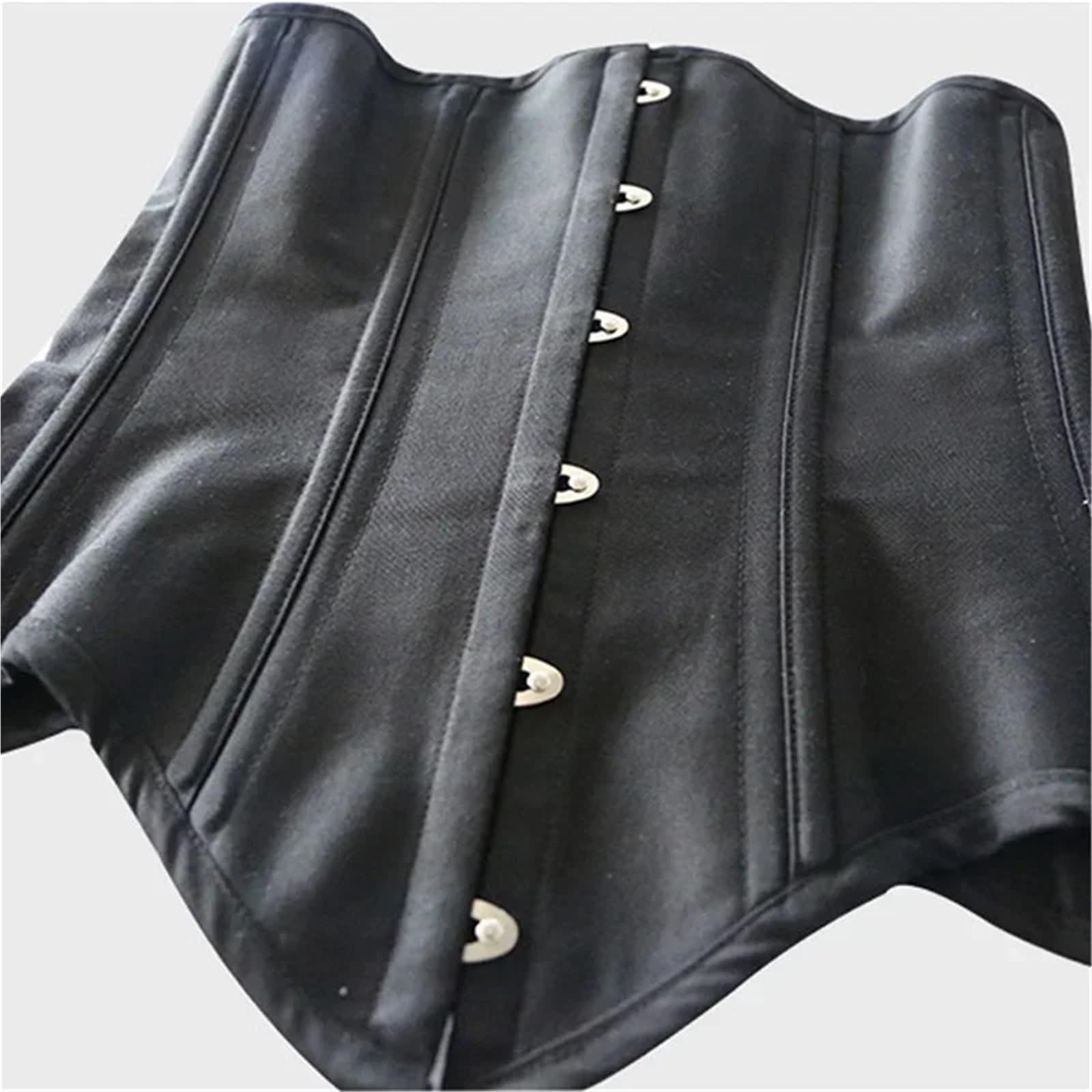 Corsetto Sottoseno da Donna con Stecche in Acciaio, Snellente, Bustier, Cintura Stringivita per Cosplay e Feste