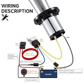Amazon.com: Ooga Horn 12V Kit, Antique Classic Car Hot Rod
