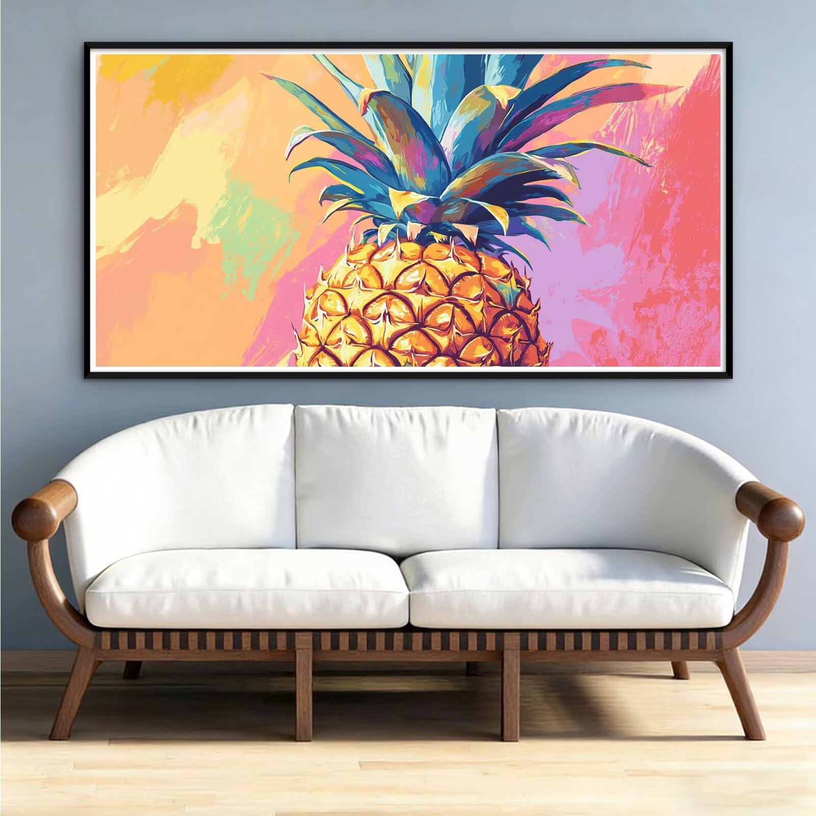 Diament Malarstwo Ananas Diament Malarstwo Dorosły Kolorowe DIY Pełne wiertło Kwadratowy zestaw diamentów Klejnot Zestaw Ścieg Krzyż Kryształ Rzemiosło Wystrój domu, Kreatywne hobby Prezenty dla