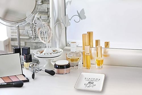 Miniatura 6 de Regalo del Día de la Madre - Bandeja para joyas para hermana, mejores amigas, mejor amiga, mejor amiga de las mujeres para ella - Tema de programa